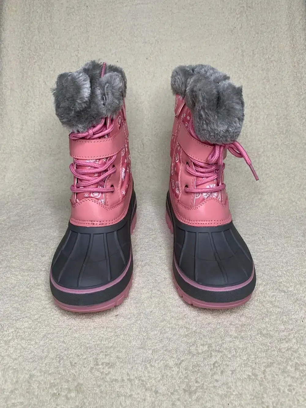 Dream Pairs Kids Boys & Girls Winter Snow Boots Size 2